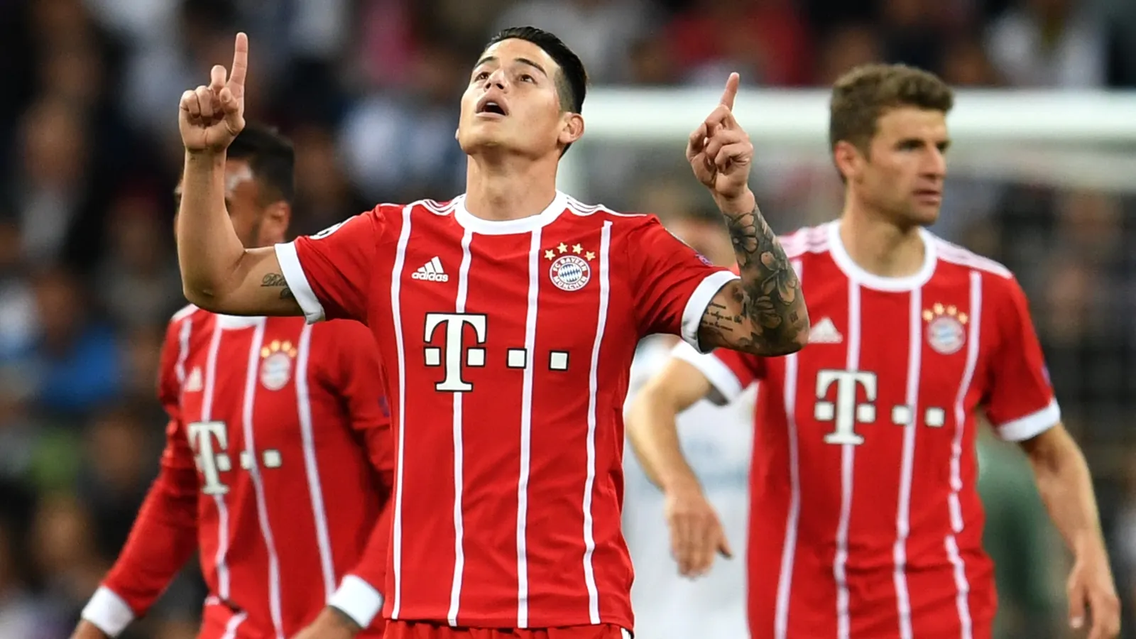 James fue el primer colombiano en marcarle por Champions al Real Madrid: GETTY