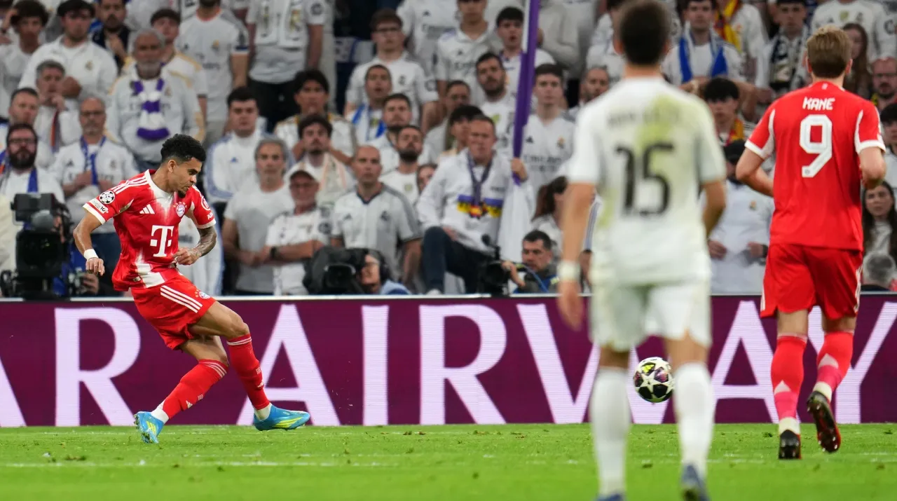 El golazo de Luis Díaz al Real Madrid. (Foto: Getty Images)
