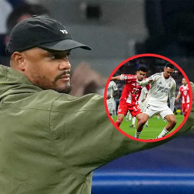 La orden que Kompany le dio a Luis Díaz antes del gol al Real Madrid