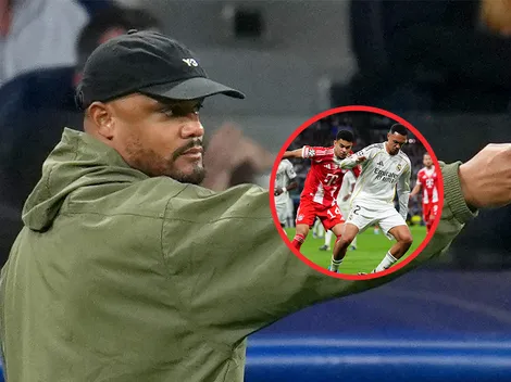 La orden que Kompany le dio a Luis Díaz antes del gol al Real Madrid