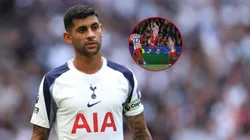 Cuti Romero ya festeja los goles del Atlético Madrid.