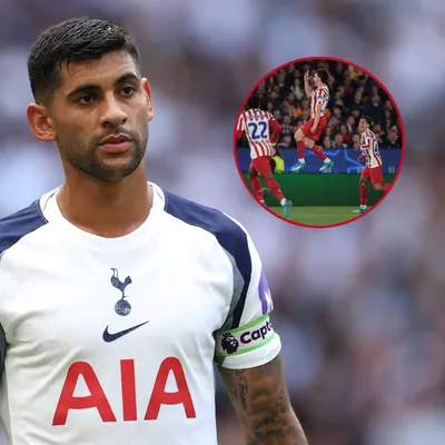 Cuti Romero ya festeja goles del Atlético: su gesto tras el tiro libre de Julián