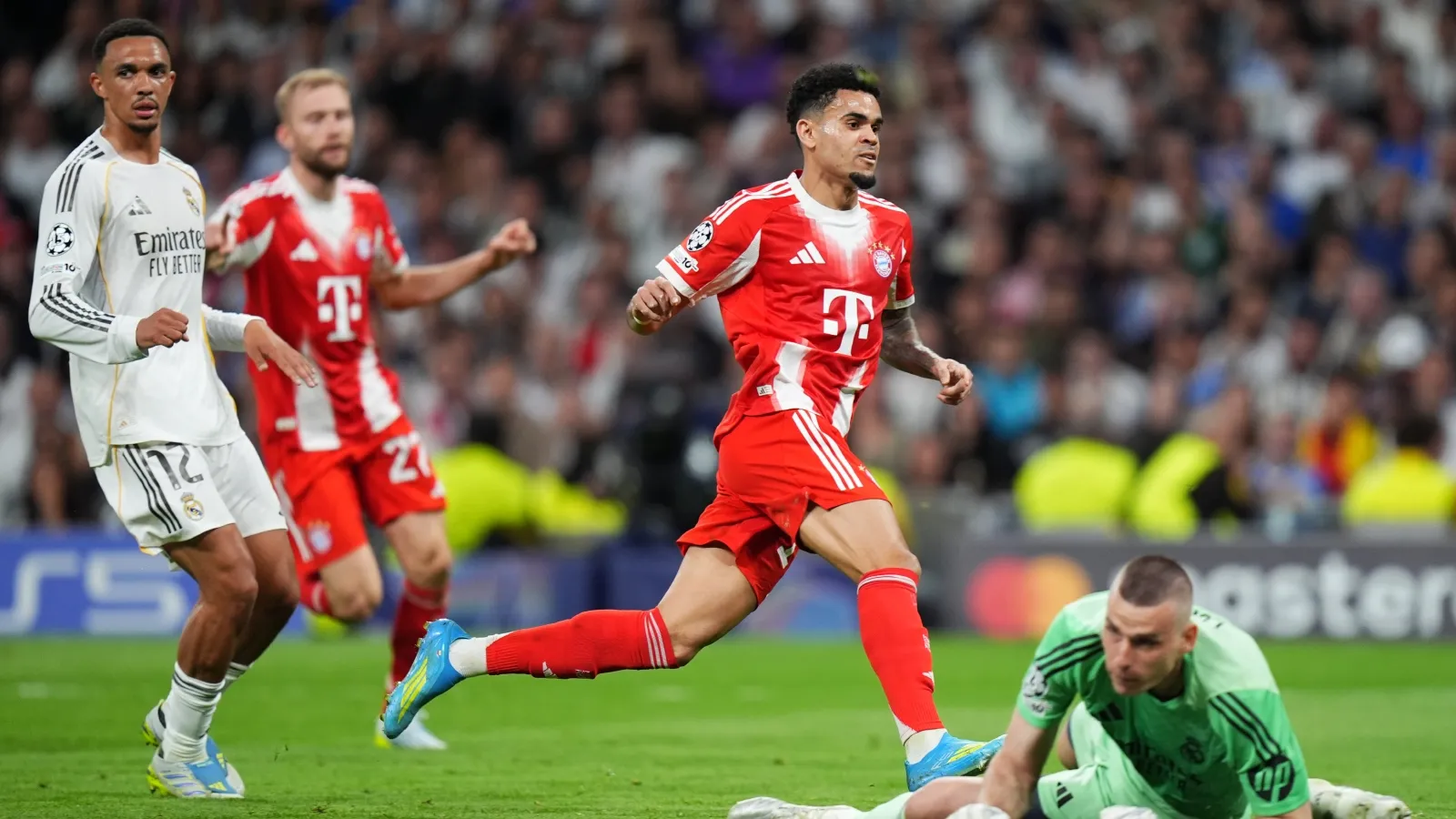 Luis Díaz, vital en el triunfo de Bayern vs. Real Madrid: GETTY