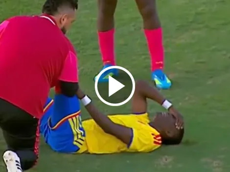 "Mi rodilla...": Los gritos de Dilan Bonilla, jugador de la Selección Colombia Sub-17, tras su grave lesión