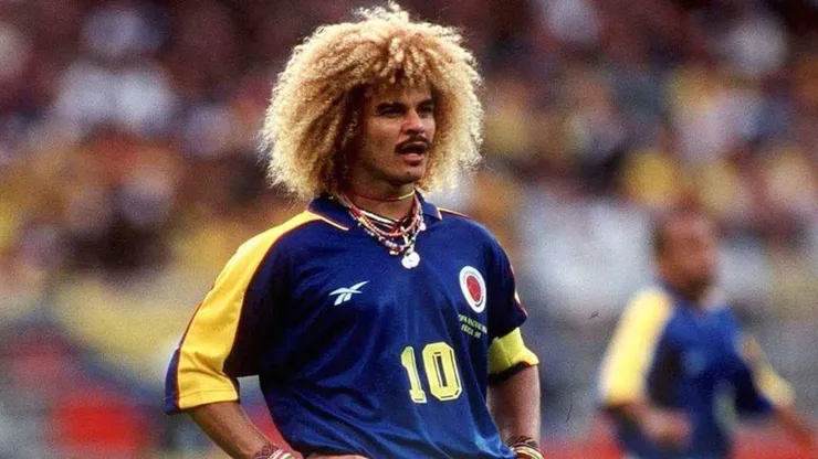 Los goles de Carlos Valderrama en los Mundiales.