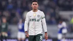 Enzo Fernández, nuevamente cuestionado en Inglaterra.