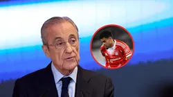 Florentino Pérez, presidente del Real Madrid, y Díaz.