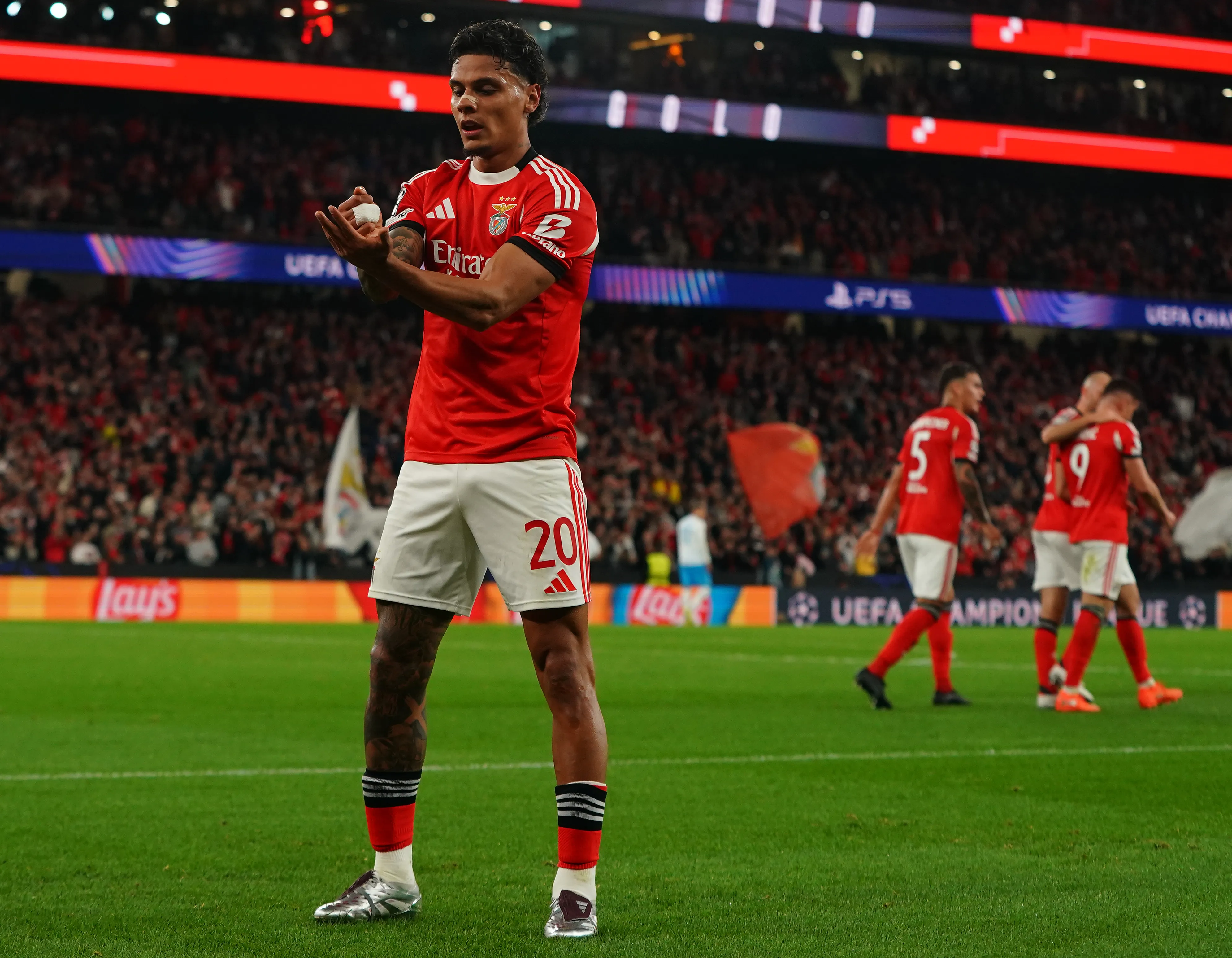 Richard Ríos – Benfica vs. Napoli.