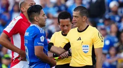 Radamel Falcao y Andrés Rojas en Millos vs. Santa Fe.
