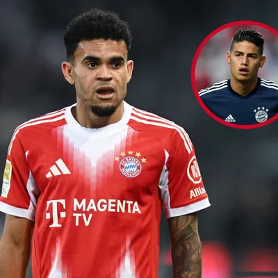 Hinchas del Bayern eligen a Luis Díaz sobre James Rodríguez