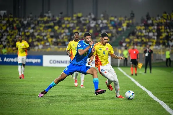 Colombia vs. Brasil se enfrentaron en el sudamericano sub 17 del 2025.