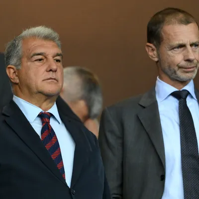 Tensión con Barcelona: fuerte discusión de Laporta con la UEFA