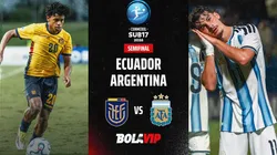 El minuto a minuto de Ecuador vs Argentina en el Sudamericano Sub-17