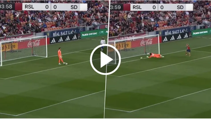Diego Luna marcó el 1 a 0 del Real Salt Lake vs. San Diego gracias a una desatención del portero Duran Ferree.
