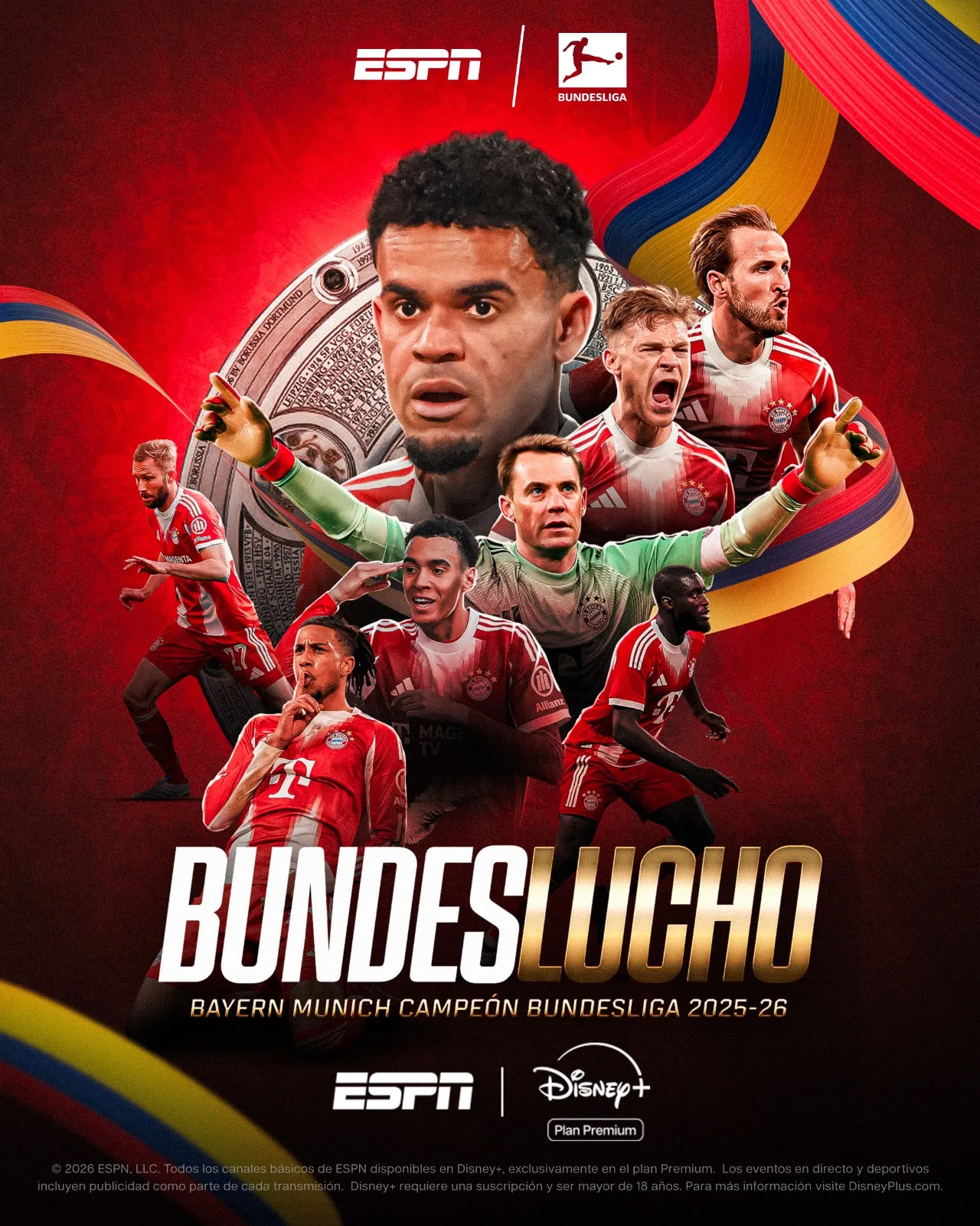 Publicación de ESPN sobre el título del Bayern. (Foto: X / @EspnColombia)