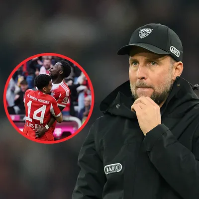 La confesión del DT de Stuttgart tras las dos asistencias de Luis Díaz