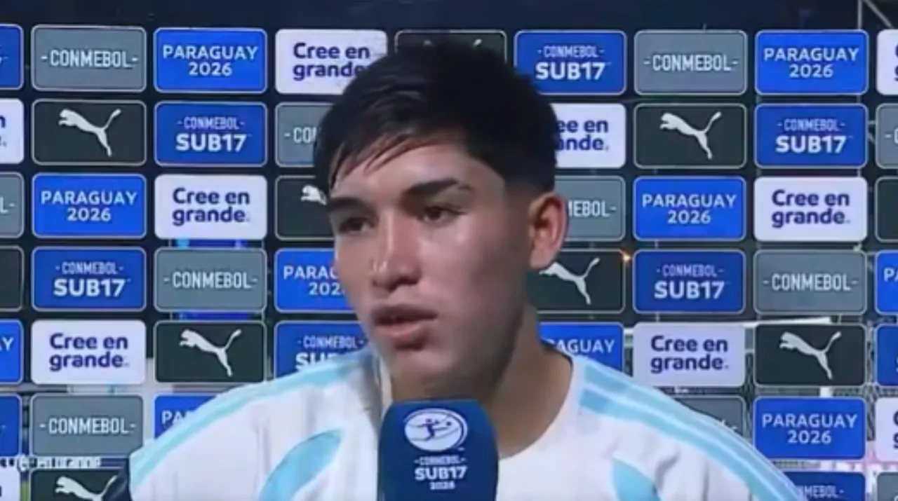 El jugador argentino que amenazó a la Selección Colombia Sub-17. (Foto: X)