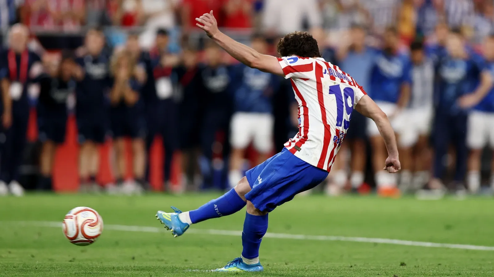 Julián Alvarez, uno de los falló para Atlético en la final de Copa del Rey: GETTY