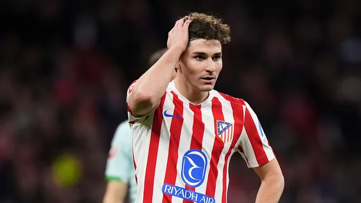 El mensaje de Julián Alvarez tras fallar su penalti en la final de Copa del Rey.