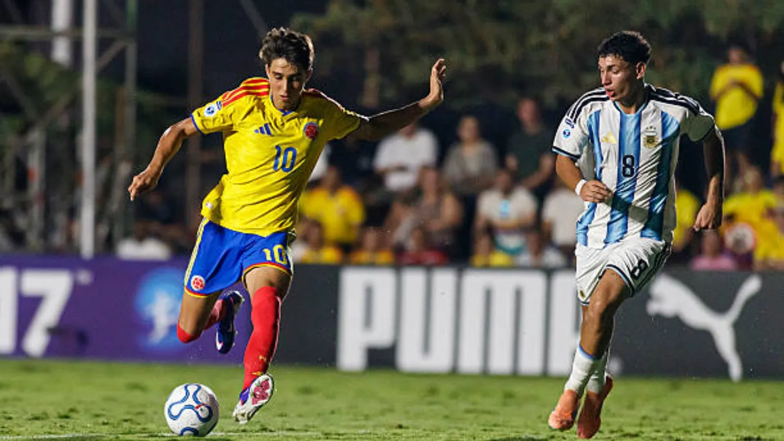 Samuel Martínez, la figura de Colombia en el Sudamericano Sub 17: GETTY