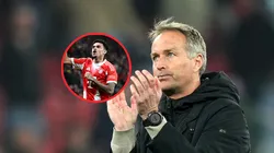 Kasper Hjulmand habló tras el gol de Luis Díaz.