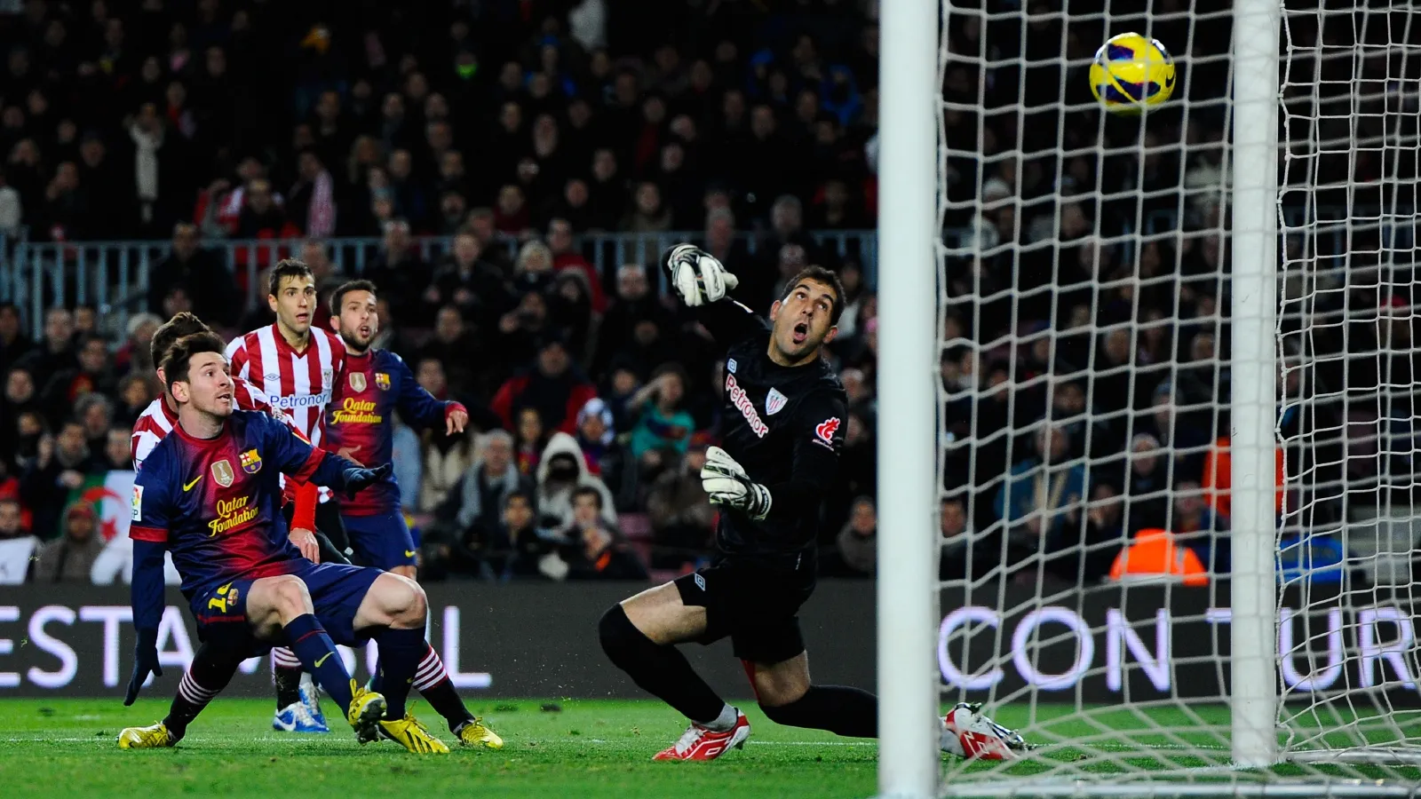 Iraizoz, portero más goleado por Messi y CR7: GETTY