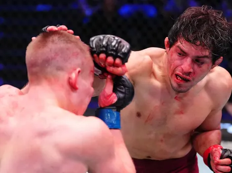 ¿Cuál es el récord de Adrián Luna Martinetti y cuántas peleas tiene en su contrato en la UFC?
