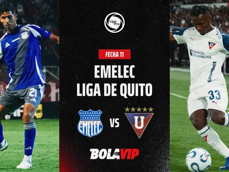 EN VIVO y GRATIS: Emelec (1-0) Liga de Quito por la fecha 11 de la LigaPro