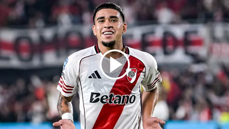 El primer gol de Kendry Páez con la camiseta de River Plate