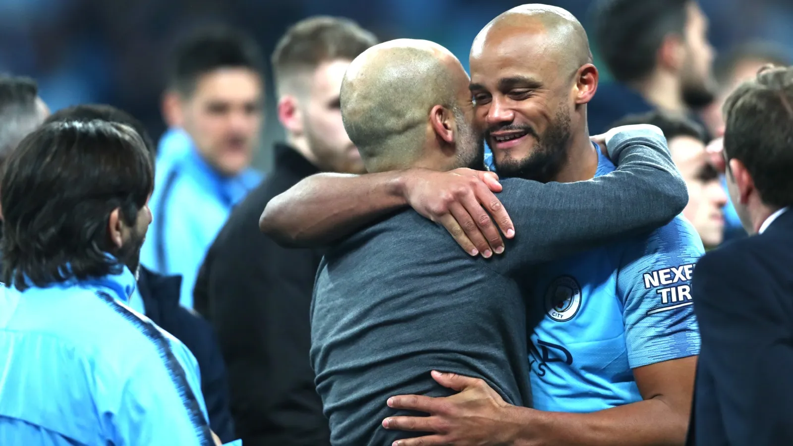 Kompany, uno de los grandes escuderos de Guardiola en Manchester: GETTY