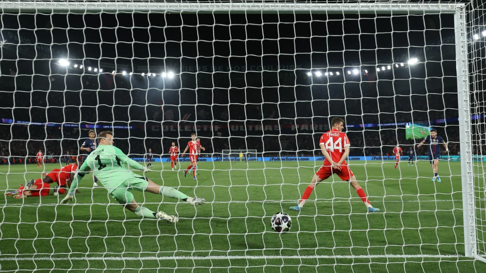 Neuer se fue del partido sin una sola atajada: GETTY