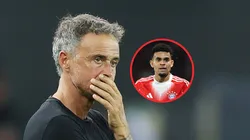 Luis Enrique elogió el nivel de Luis Díaz.
