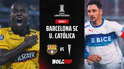 Barcelona SC enfrenta a Universidad Católica en la Copa Libertadores