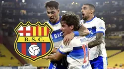 Dos jugadores de U. Católica entraron en planes de Barcelona