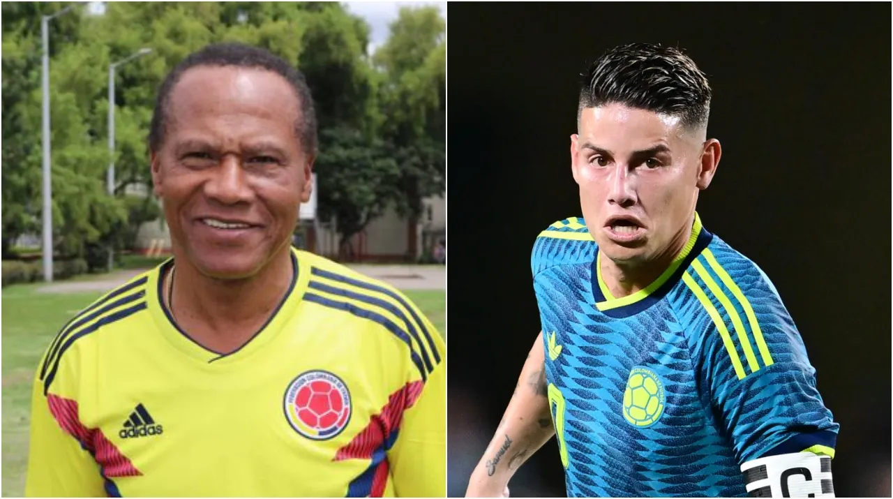 Willington Ortiz habló del presente de James. (Foto: X y Getty Images)