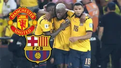 FC Barcelona y Manchester United pelean por seleccionado ecuatoriano