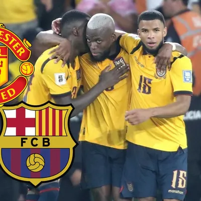 FC Barcelona y Manchester United pelean por seleccionado ecuatoriano