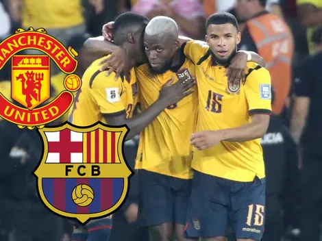 FC Barcelona y Manchester United pelean por seleccionado ecuatoriano