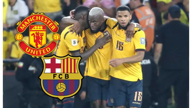 FC Barcelona y Manchester United pelean por seleccionado ecuatoriano