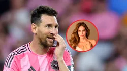 Messi y la actriz colombiana Manuela González.