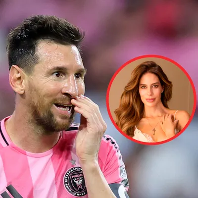 Video: La reacción de Messi que nadie esperaba al ver una actriz colombiana