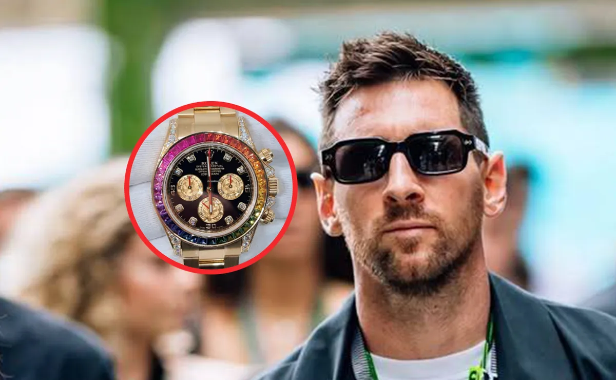 Cuánto cuesta el reloj de oro rosa de 18 quilates que Messi ...
