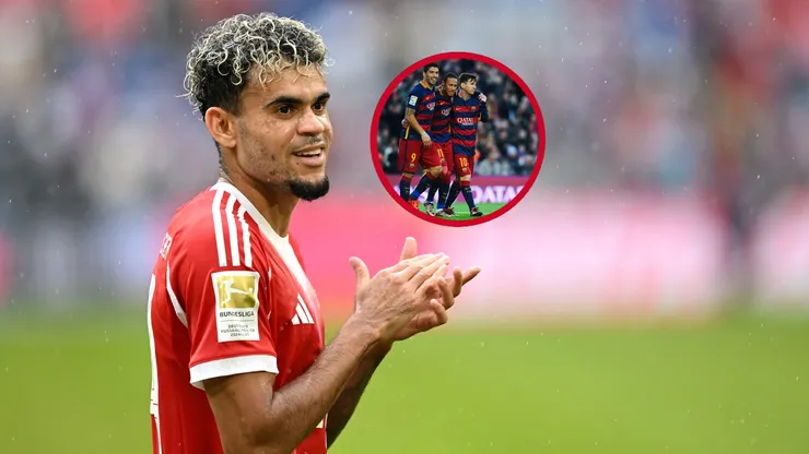 Bayern Múnich y Luis Díaz igualan a la MSN de Barcelona.