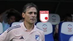 Fabián Bustos es el técnico de Millonarios.