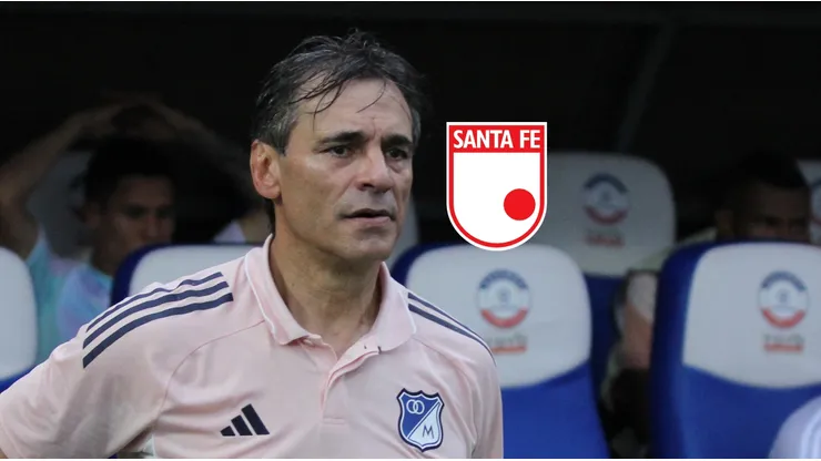 Fabián Bustos es el técnico de Millonarios.