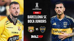 Barcelona SC vs Boca Juniors por la Copa Libertadores