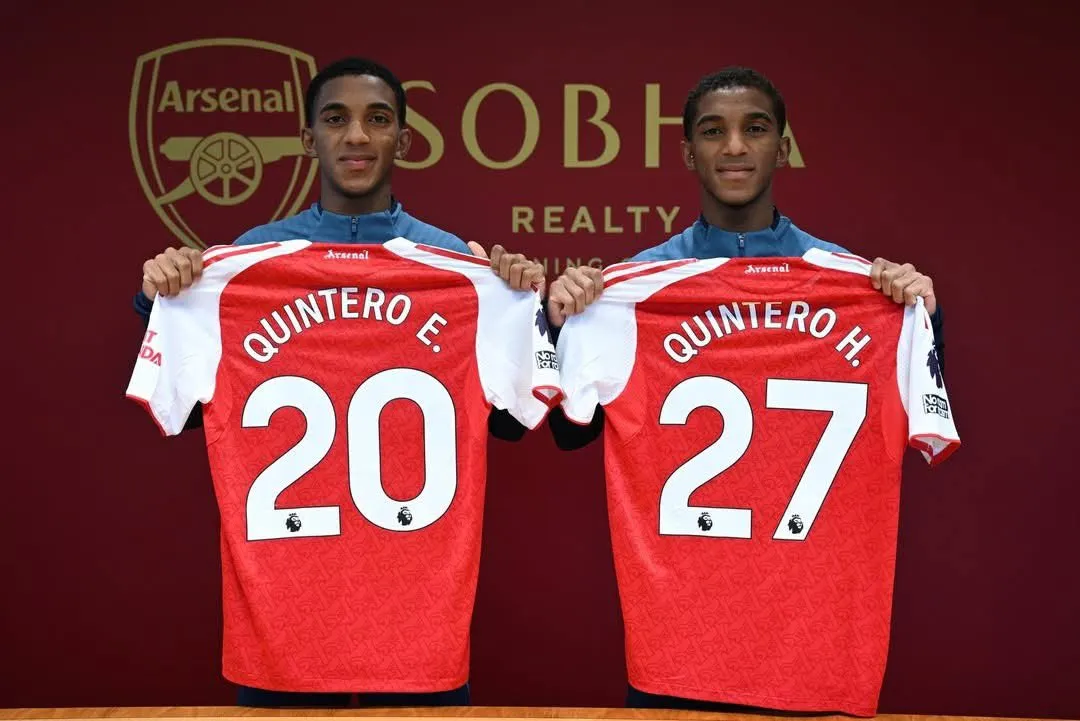 Arsenal fichó a los hermanos Quintero para que lleguen en 2027. (Foto: Arsenal)