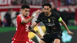Luis Díaz y Marquinhos en la Champions League.