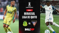 El minuto a minuto de Mirassol vs Liga de Quito