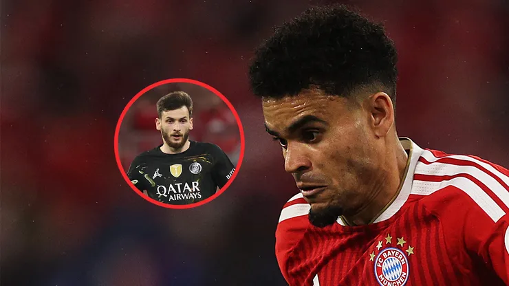 Khvicha Kvaratskhelia y Luis Díaz anotaron en semifinales de Champions League.